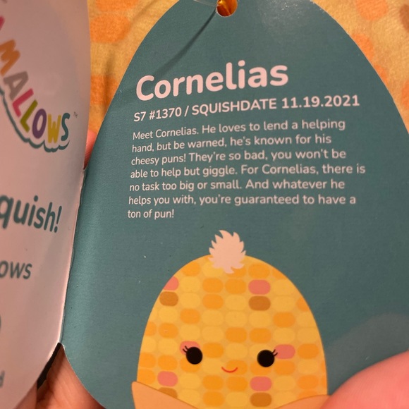 7.5” Cornelias the Corn Squishmallow - Picture 4 of 5